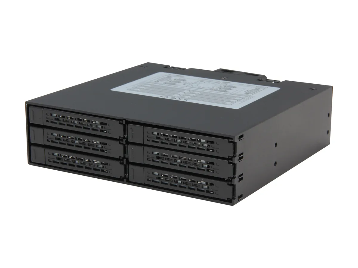 ICY DOCK ICY DOCK MB996SP-6SB 6 x 2.5" SATA hdd accessory for 5.25" bay — productfoto