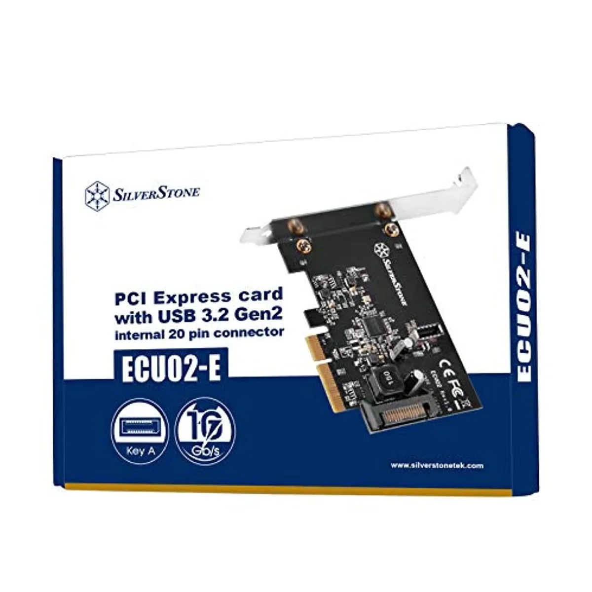 Silverstone Technology Silverstone Technology RNAB08D2YTYTS RAID controller PCIe 3.0 x2 USB 3.2 Gen 2 20-pin Key-A — preces foto