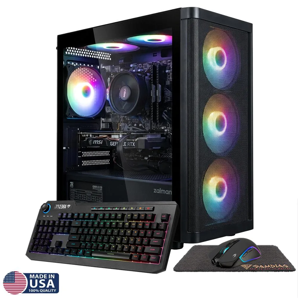 Gigatech Gaming Gigatech Gaming Apollo-5I1-24 Ryzen 5 5500 ARC A380 16GB DDR4 512GB gaming PC — product photo