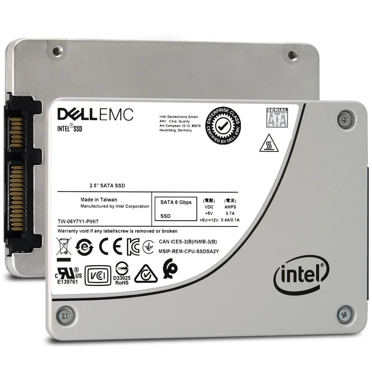 Intel Intel SSDSC2KG960GZ D3-S4620 960GB enterprise SSD — toote foto