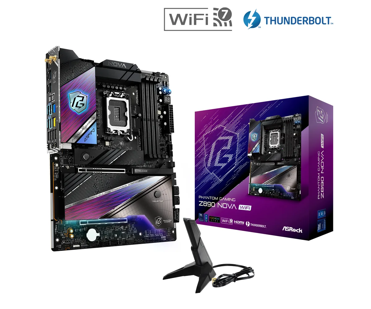 ASRock ASRock Z890 Nova WiFi Intel motherboard — product photo