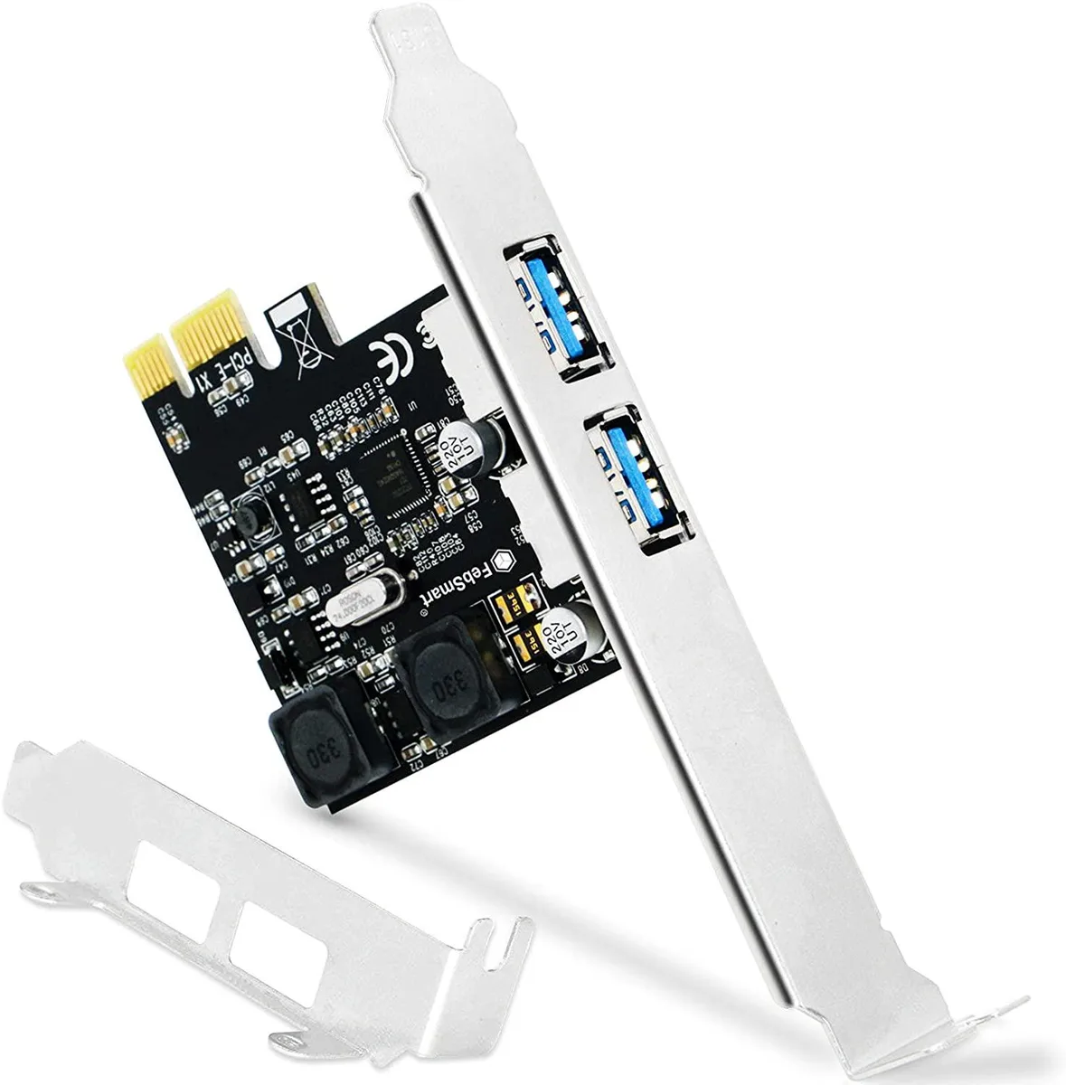 Winait Winait FS-U2-Pro 2-Port USB 3.0 PCIe Expansion Card — صورة المنتج