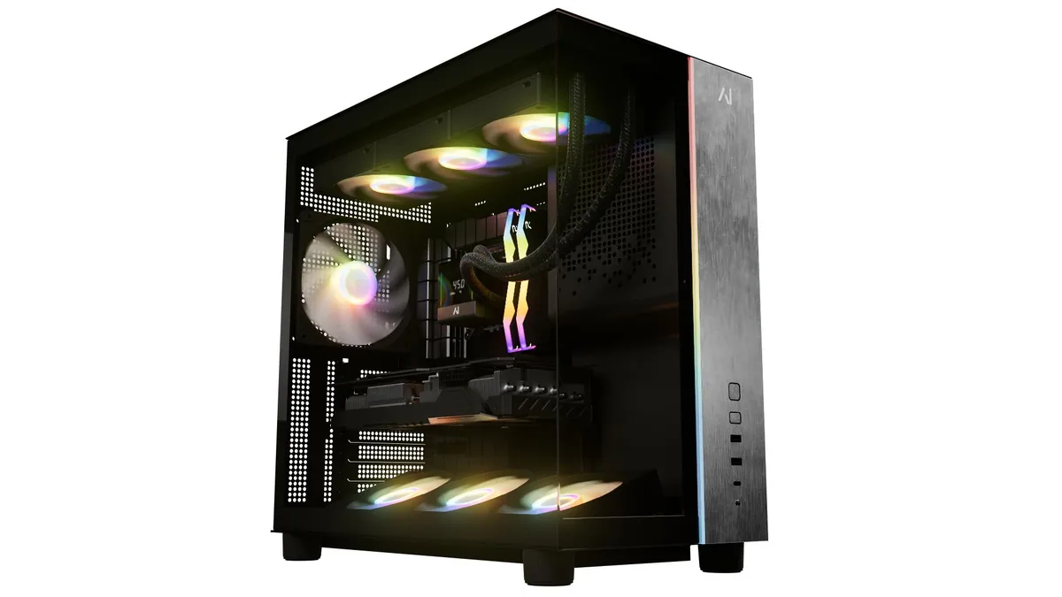 Andromeda Insights Andromeda Insights V3-RTX5080-9800X3D-2TB-32GB-850W-BLK gaming PC — product photo