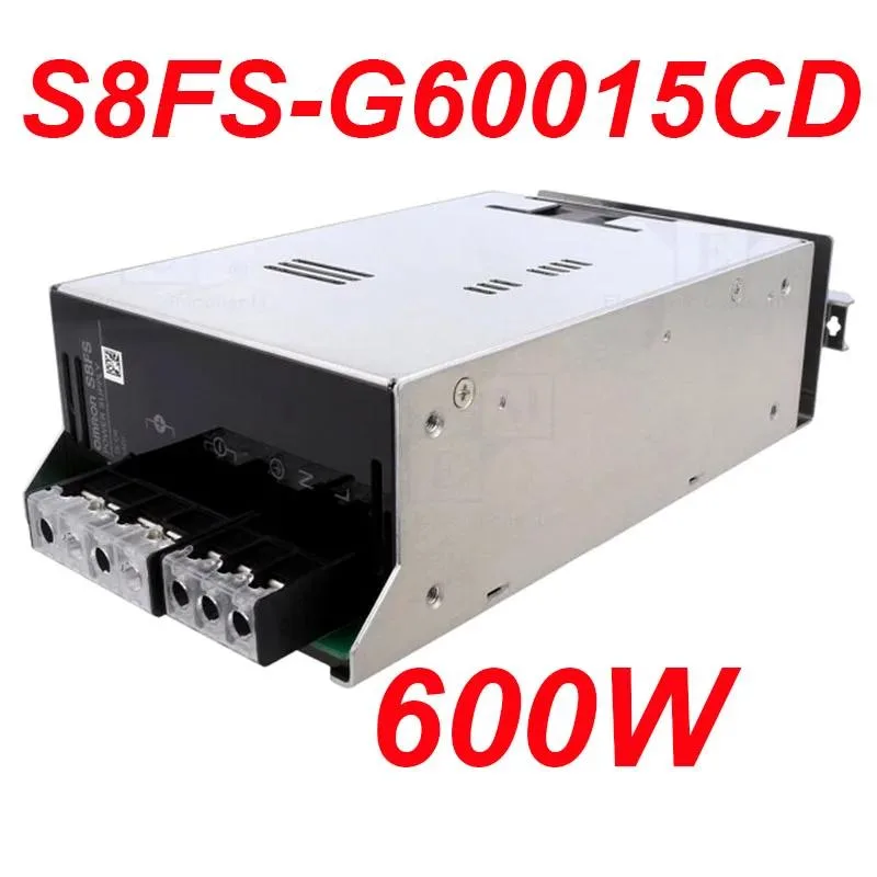 Rectangular metal ATX power supply unit, silver finish, labelled 600W 15V AC100240V
