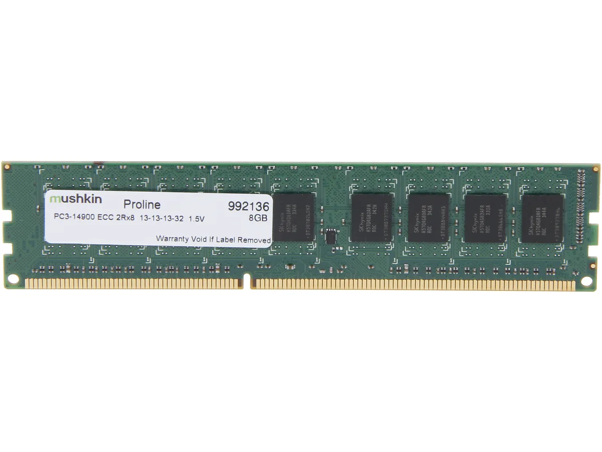 Green 240-pin DDR3 server DIMM with black heat spreader