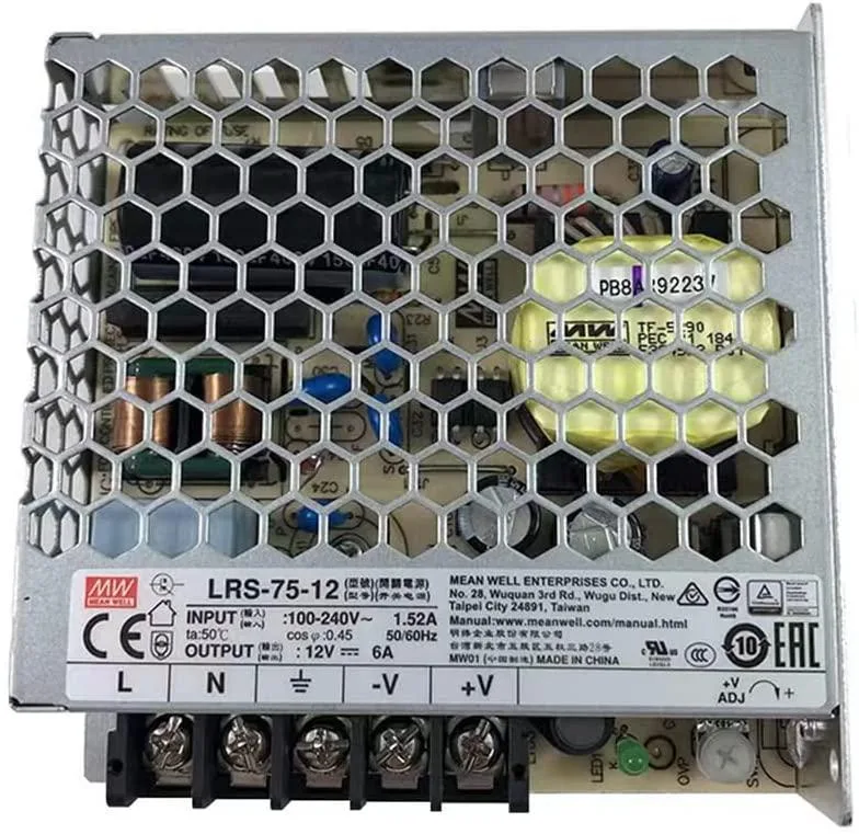 myVolts myVolts LRS-75-12 75W 12V 6A Power Supply — photo du produit