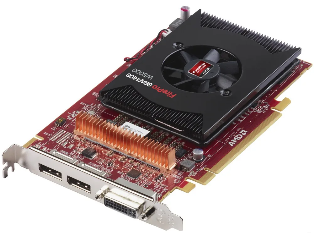 AMD AMD FirePro W5000 2GB workstation graphics card — Produktfoto