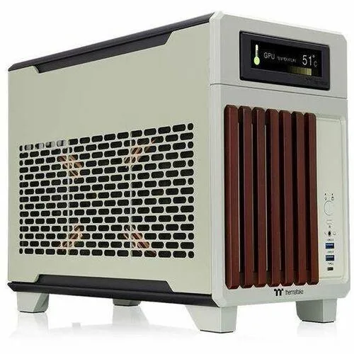 Thermaltake Thermaltake CA-11A-00SENN-WS TR100 WS Matcha Green Mini Tower PC Case — photo du produit
