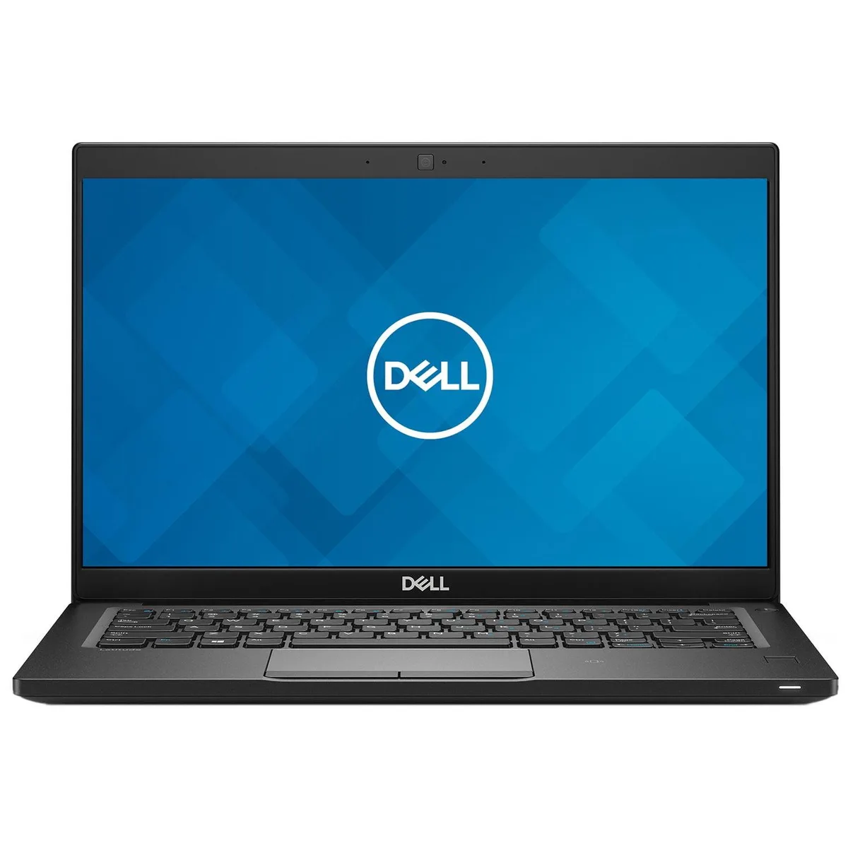 Black Dell Latitude 7390 laptop, 13.3 inch non-touch FHD screen, compact clamshell form