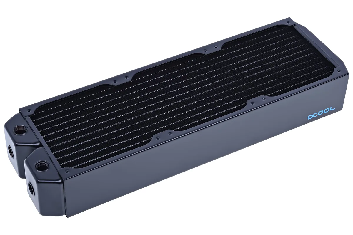 Alphacool Alphacool NexXxos UT60 Full Copper Radiator 360 Black 60mm 14174 diy cooling — product photo
