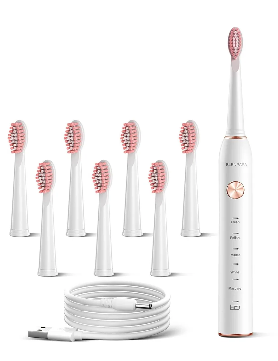 Blenpapa XM-801 Sonic Electric Toothbrush 38000VPM White — product photo