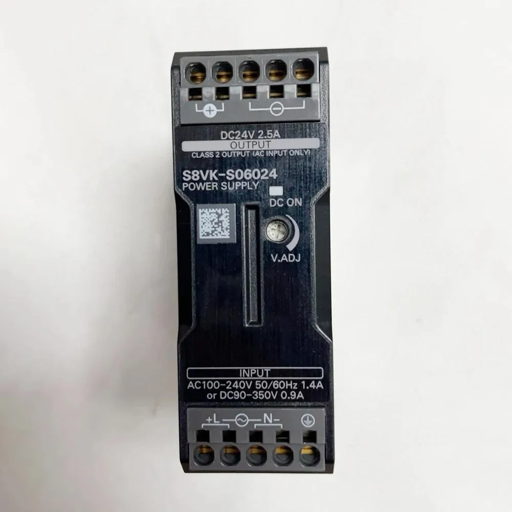 Rectangular ATX power supply unit in matte black finish