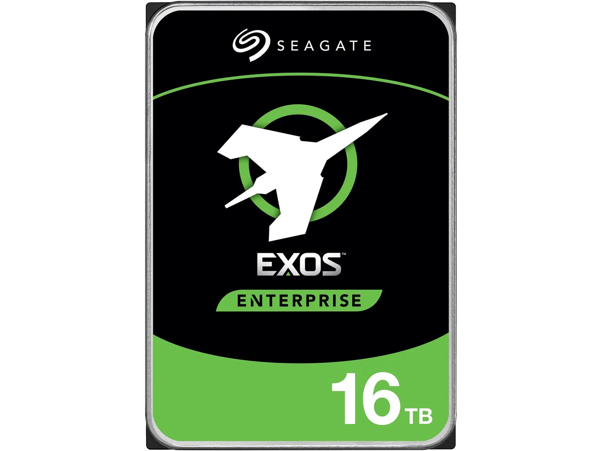 Seagate Seagate Exos X16 ST16000NM004G 16TB 7200 RPM 256MB SAS 12Gb/s 3.5" internal hard drive — product photo