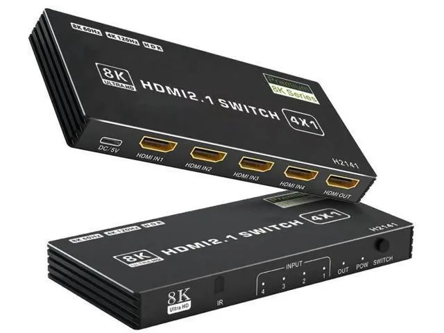 LORDWORLD LORDWORLD 4 Port 8K HDMI 2.1 Switch gaming monitor — Produktfoto