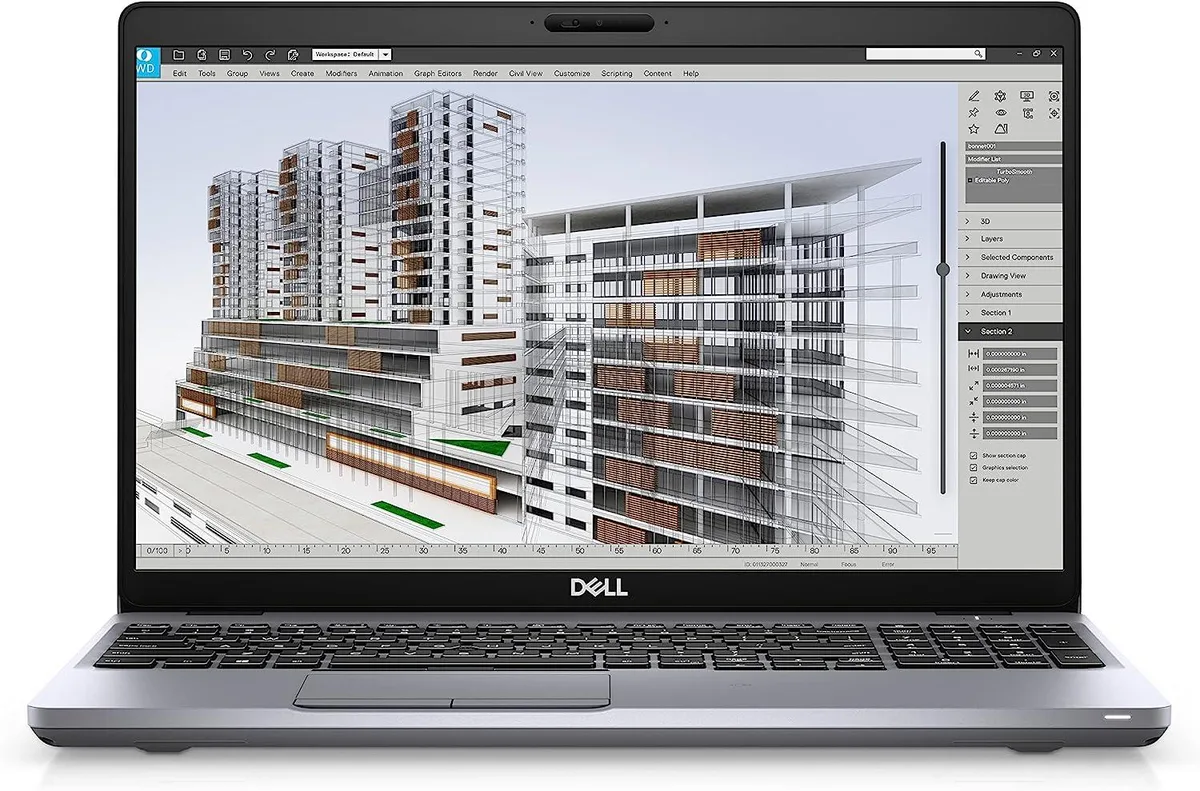 DELL DELL Precision 3551 i7-10750H 32GB 256GB Quadro P620 4GB laptop — product photo