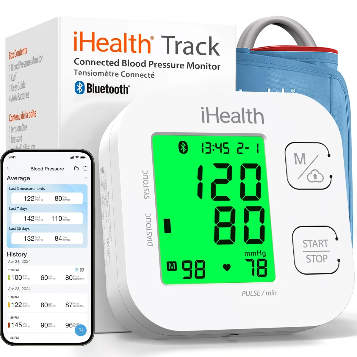 iHealth KN-550BT Blood Pressure Monitor 22-42 cm Cuff Bluetooth 4.0 — product photo