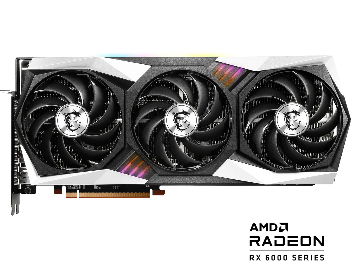 MSI MSI RX6800GAMINGXTRIO16G Radeon RX 6800 graphics card 16GB GDDR6 — product photo
