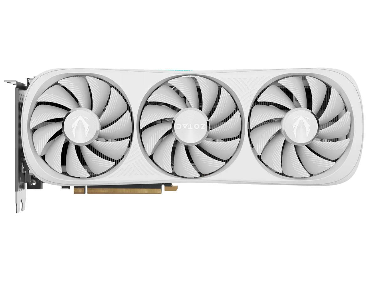 ZOTAC ZOTAC GeForce RTX 4080 SUPER Trinity OC White Edition 16GB graphics card ZT-D40820Q-10P — produktbild