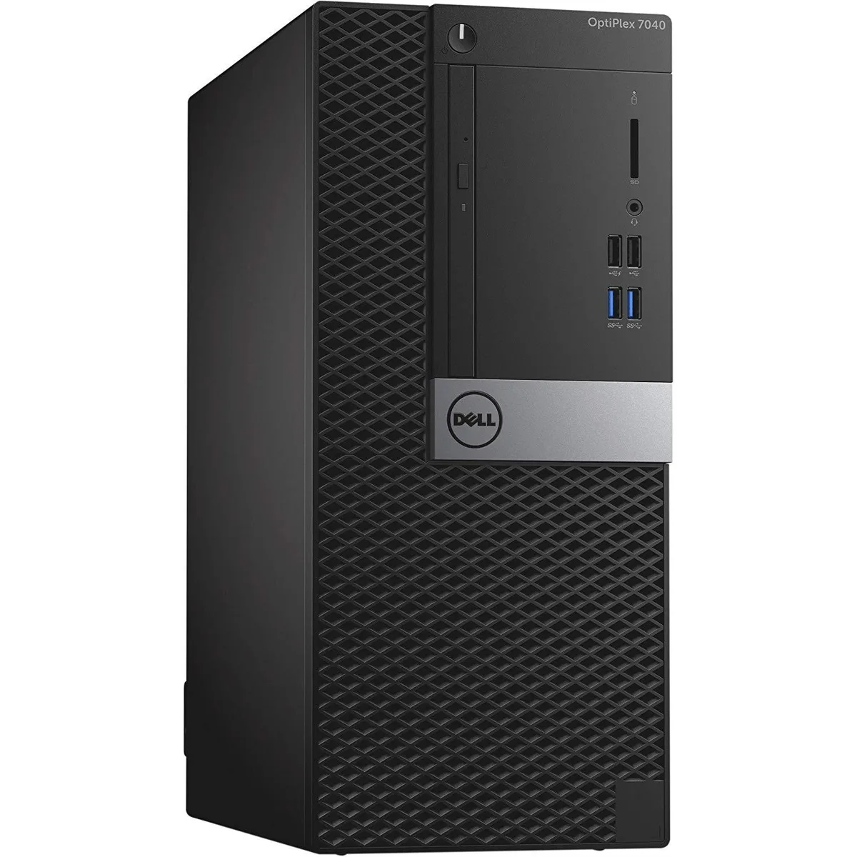 Black Dell OptiPlex 7040 tower desktop computer