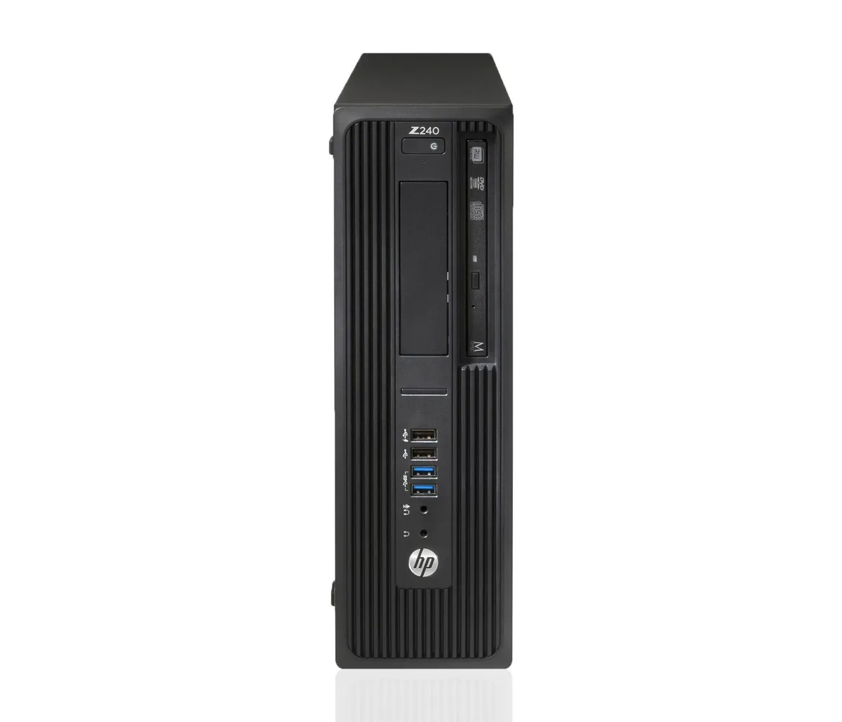 Black HP Z240 small form factor desktop tower