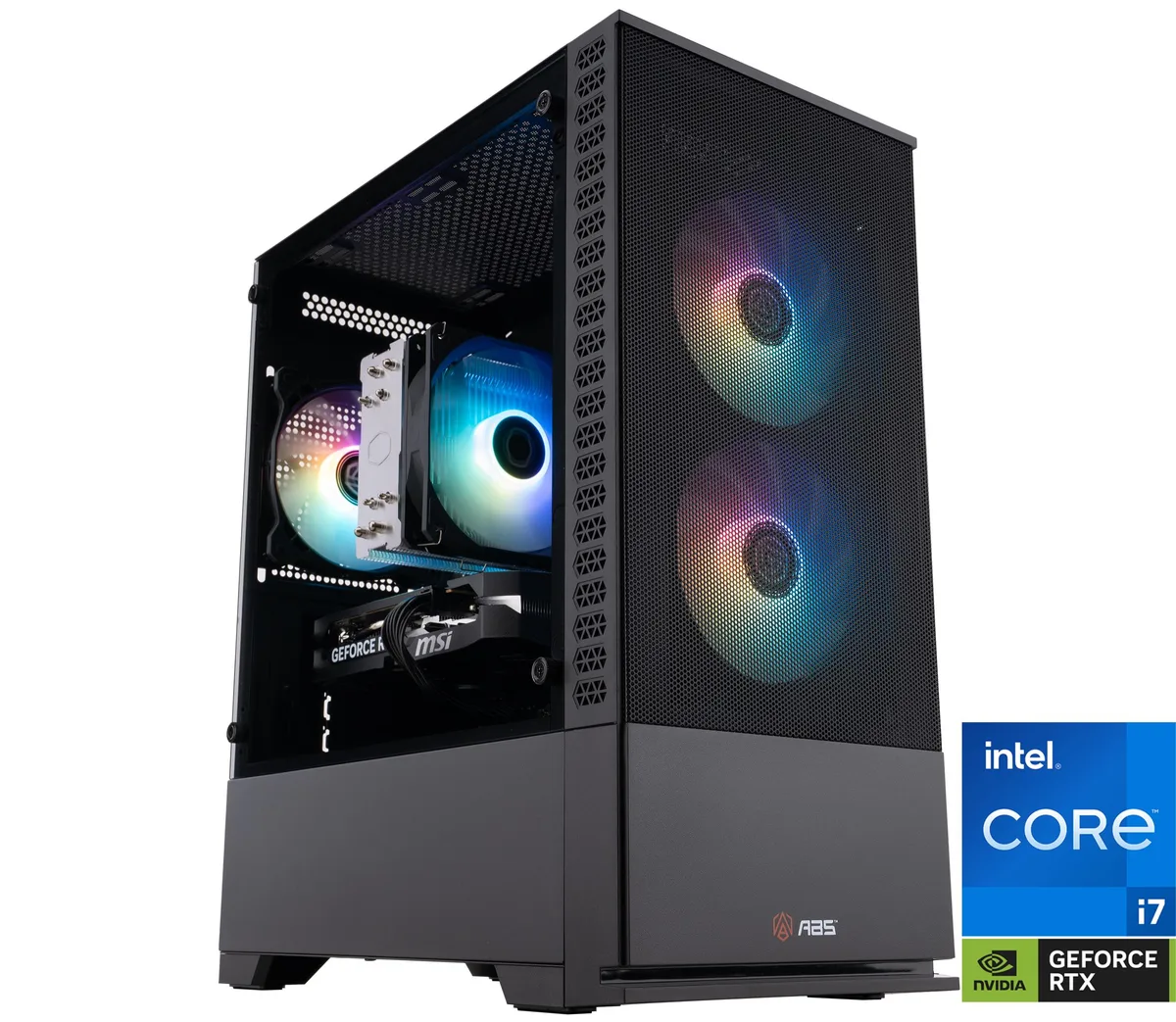 ABS ABS CA14700F50605 Cyclone Aqua Gaming PC i7-14700F RTX 5060 8GB 32GB DDR5 1TB NVMe — product photo