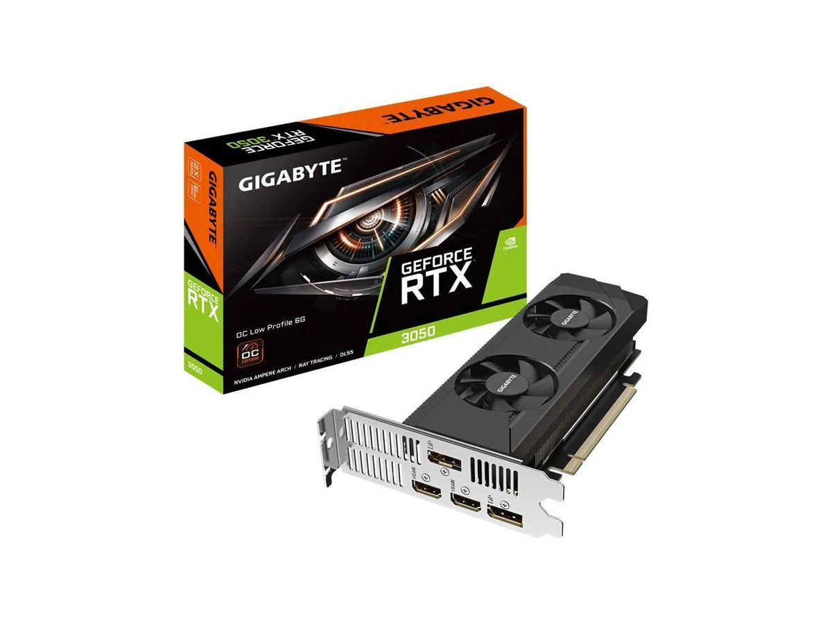 GIGABYTE GIGABYTE GeForce RTX 3050 OC Low Profile 6G graphics card — 商品写真
