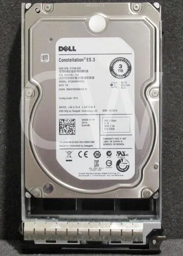 DELL DELL ST3000NM0023 3TB 7200 RPM 128MB 3.5" SAS internal hard drive — termékfotó