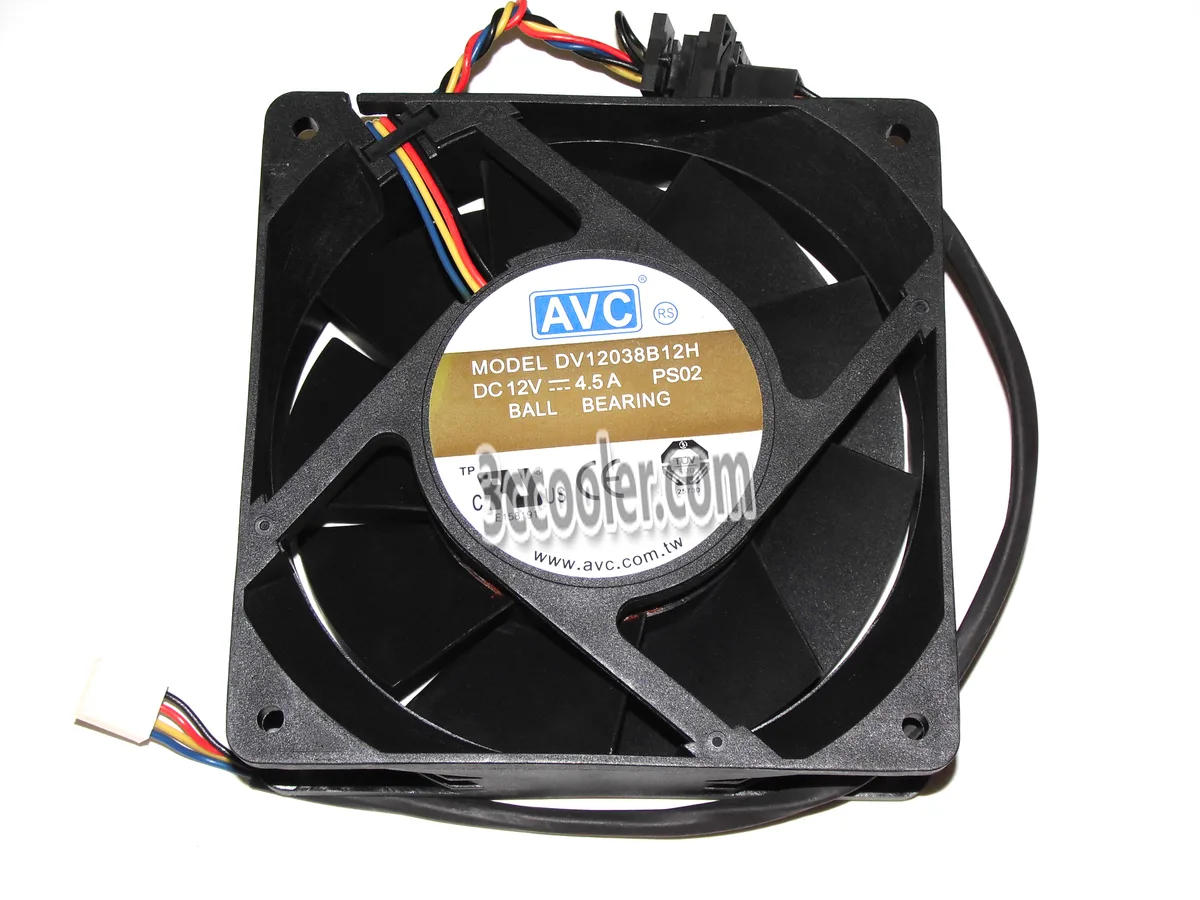 OEM Industries OEM Industries DV12038B12H 120x38mm 4 Pin CPU Cooler — photo du produit