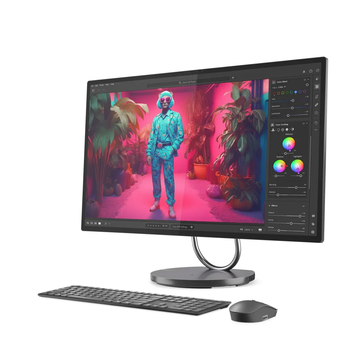 Lenovo Lenovo Yoga AIO F0HX000MUS Core Ultra 7 258V 32GB 1TB RTX 4050 31.5" UHD Storm Grey — תמונת המוצר