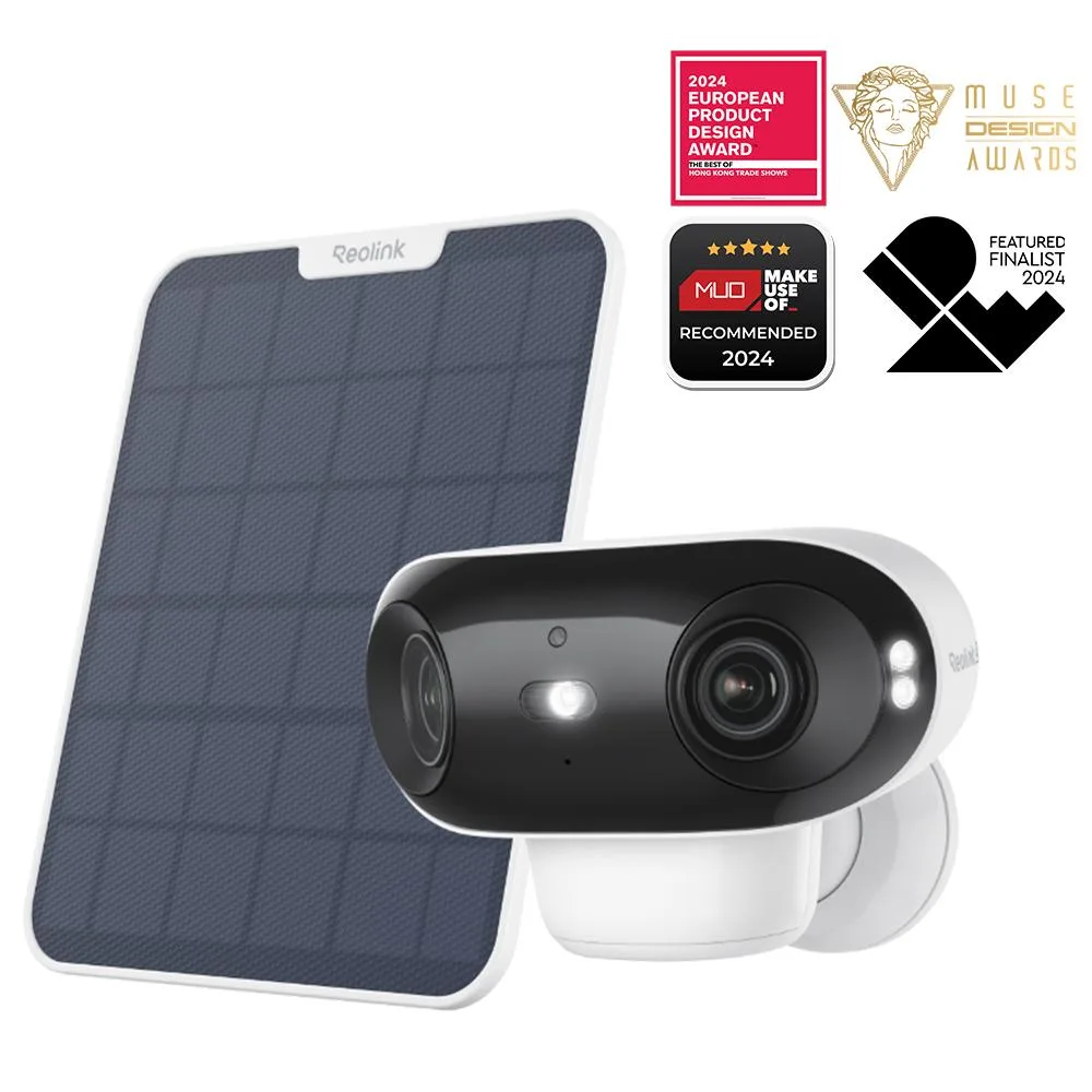 Reolink Reolink Argus 4 Pro+SP 4K 180° network camera with 6W solar panel — product photo