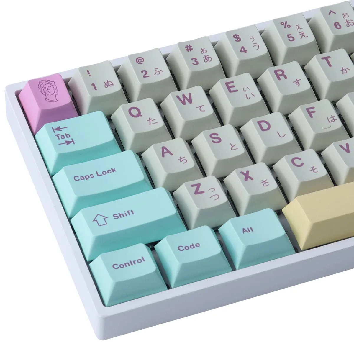 Vszerda Vszerda PBT Custom Keycaps Cherry Profile 166 Keys 6.25u 7u Spacebar Dye-Sublimation Analog Dreams — 商品写真