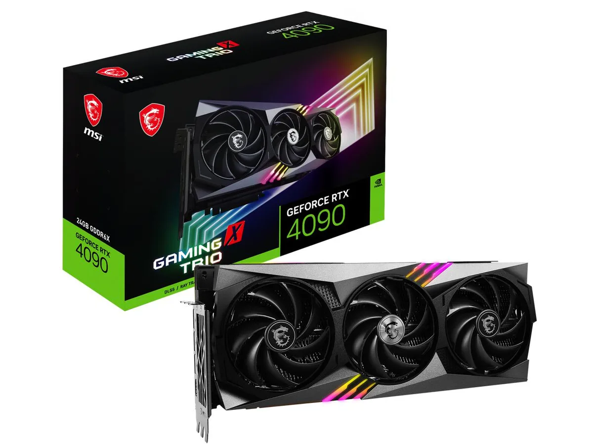 MSI MSI GeForce RTX 4090 Gaming X Trio 24G graphics card — toote foto