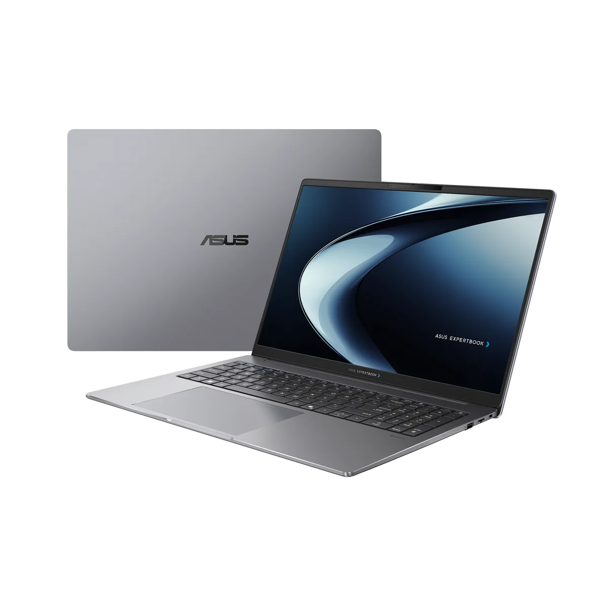 Grey 16 inch clamshell laptop with non-touch display