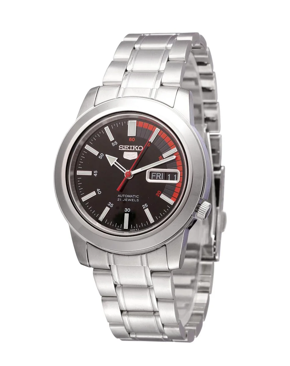 Seiko Seiko 5 SNKK31K1 Automatic Dress Watch Black Dial 20mm Band — ürün fotoğrafı