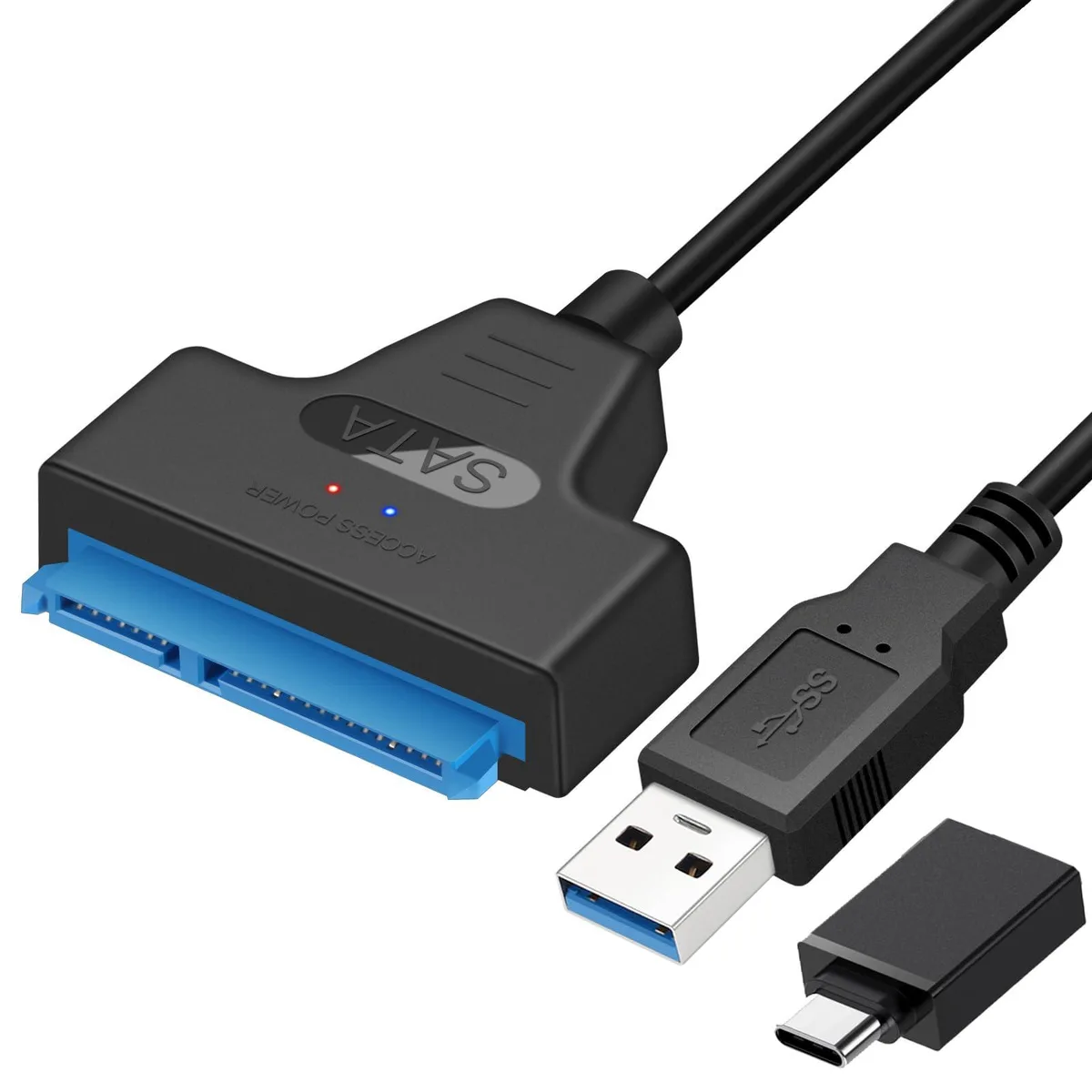SoNNeT SATA to USB 3.0 Adapter Cable 2.5" (Black) E24 — fotografia produktu