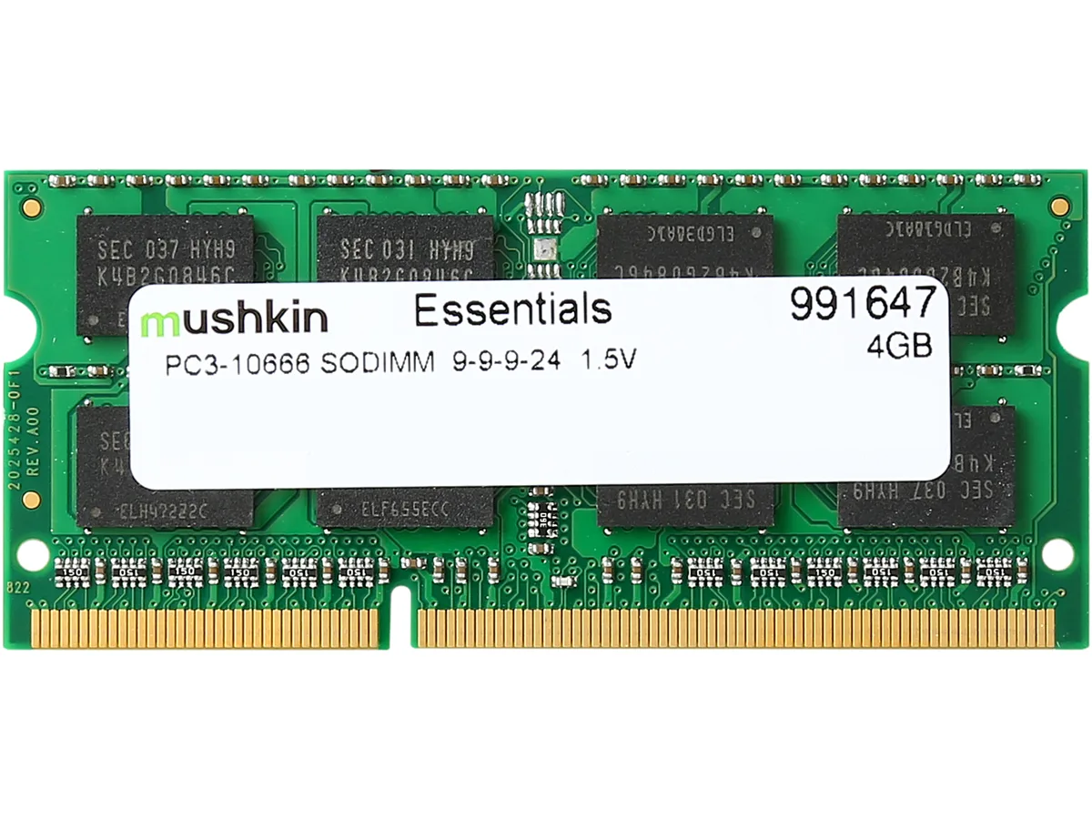 Mushkin Enhanced Mushkin Enhanced 991647 4GB DDR3 1333 CL9 1.50V laptop RAM — 商品写真