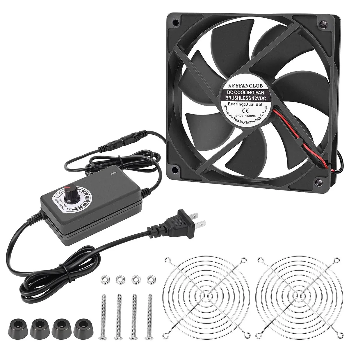 BFKK BFKK 360mm 12V Fan Kit with AC Speed Controller — product photo