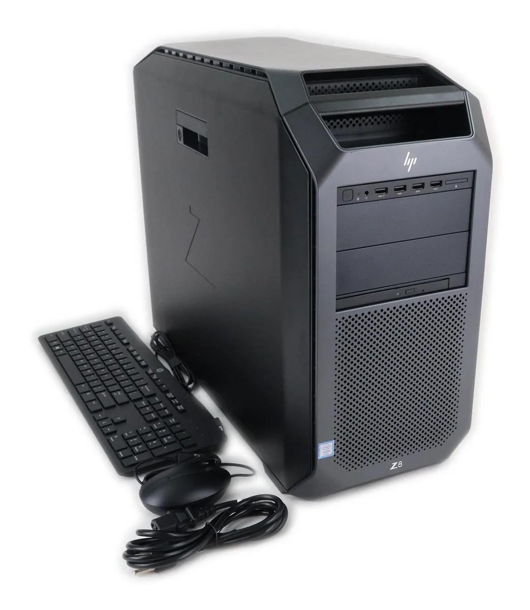 HP HP Z8 G4 Tower Workstation 2x Xeon Silver 4214 2.2GHz 32GB RAM 256GB NVMe NVS 510 — 商品写真