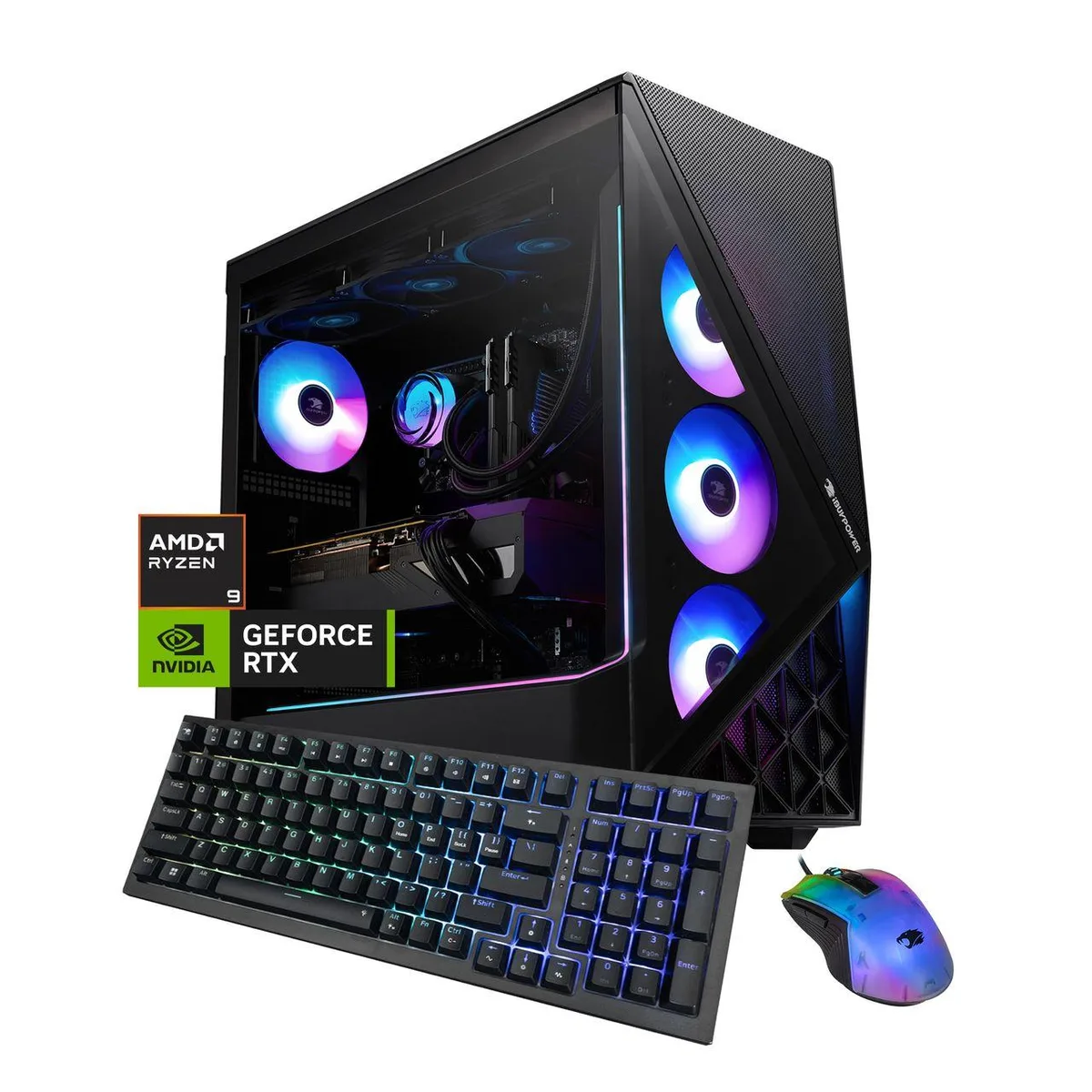 iBUYPOWER iBUYPOWER SBA9N5801 Gaming PC Ryzen 9 7900X RTX 5080 32GB DDR5 2TB — fotografia produktu