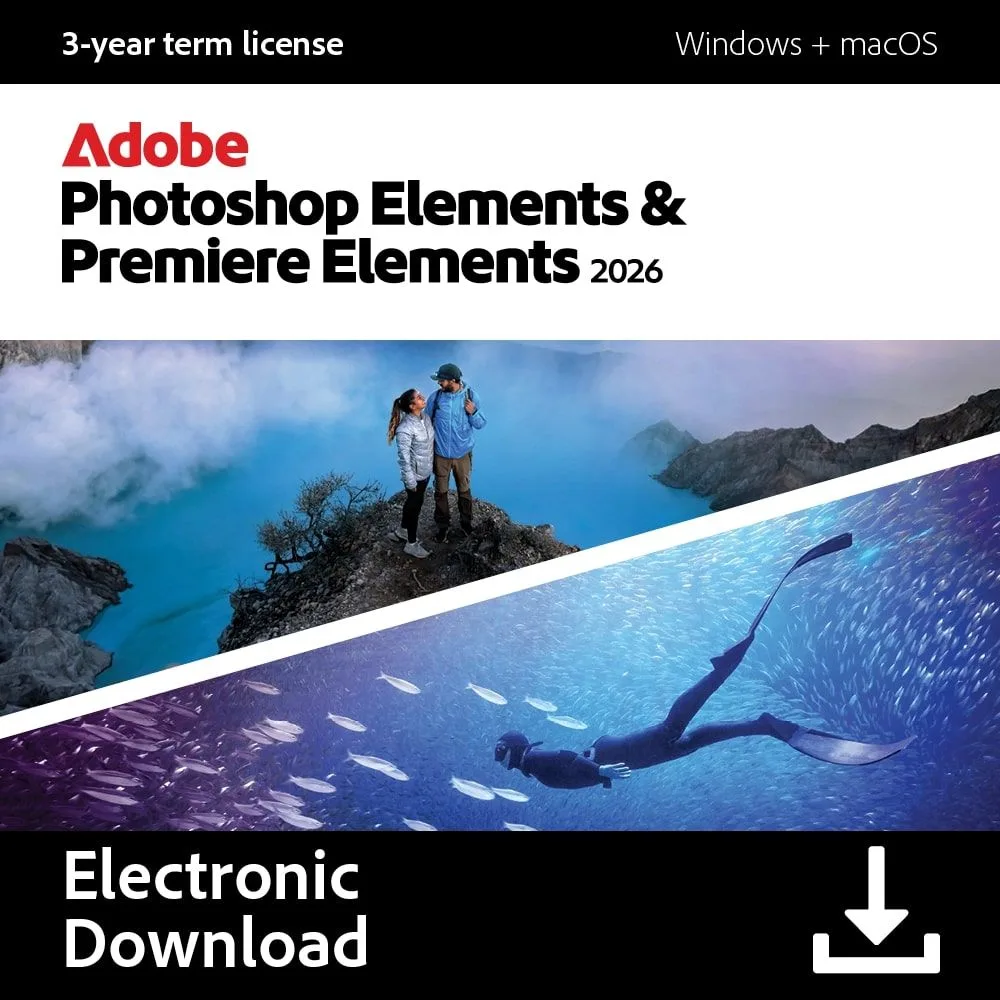 Adobe Adobe Photoshop Elements &amp; Premiere Elements 2026 30013204 photo — product photo