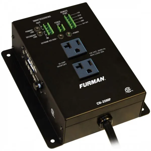 Furman CN-20MP power unit with duplex outlets and 10ft cord