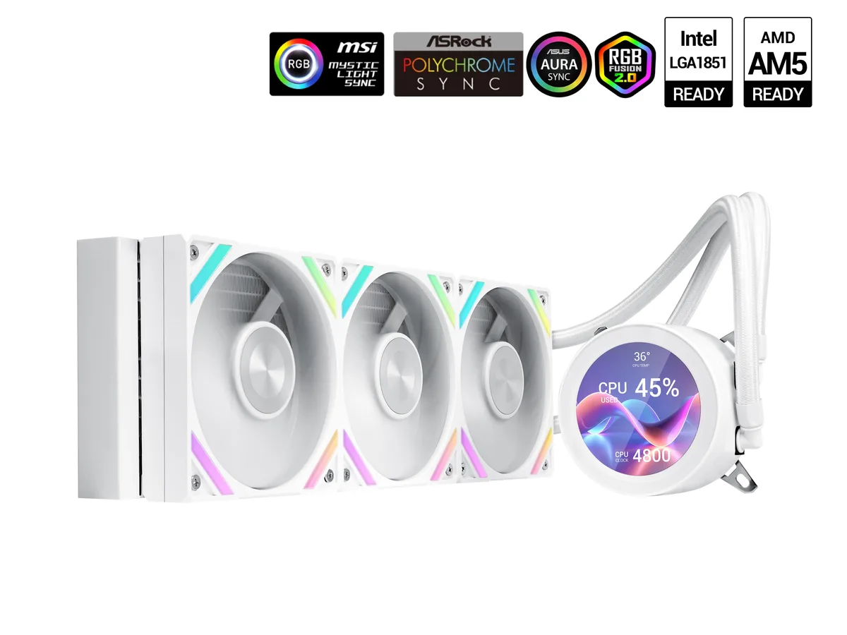 SAMA SAMA Q70-WHWAYNO3-G 360 mm liquid cooler — product photo