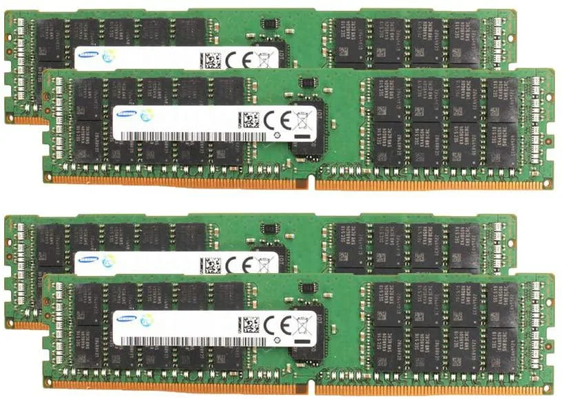 SAMSUNG SAMSUNG 128GB (4 x 32GB) DDR4 PC4-19200 2400MHz CL17 288-Pin RDIMM memory upgrade — product photo