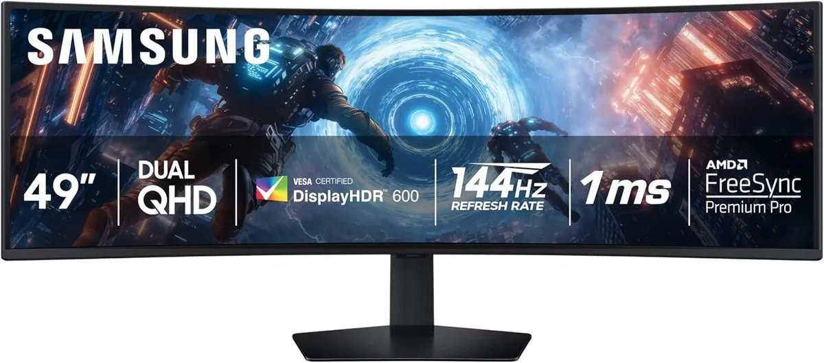 SAMSUNG SAMSUNG Odyssey G9 49" 5120x1440 144Hz Gaming Monitor LS49FG910ENXZA — product photo