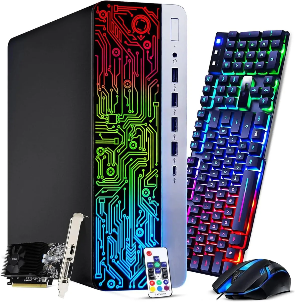 HP HP EliteDesk 800 G3 desktop PC i7-6700 16GB 512GB RX 550 RGB KB&amp;M Win10 Pro — photo du produit
