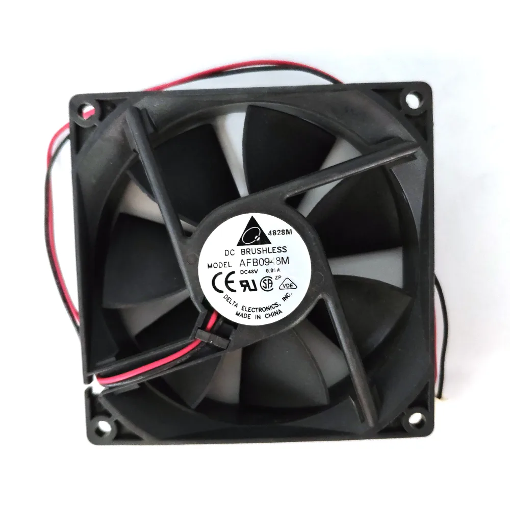 Fans Fans AFB0948MSize 9 cm 48V 2.4 W 37 CFM 2100 RPM 25 dB-A ball bearing case fan — product photo