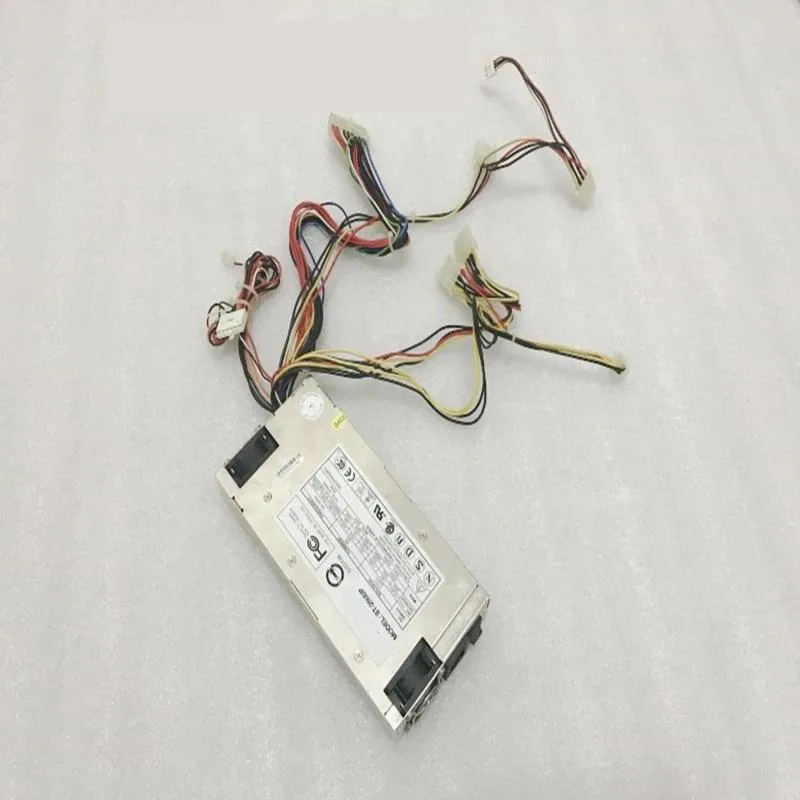 Compact silver 1U 250W ATX power supply unit