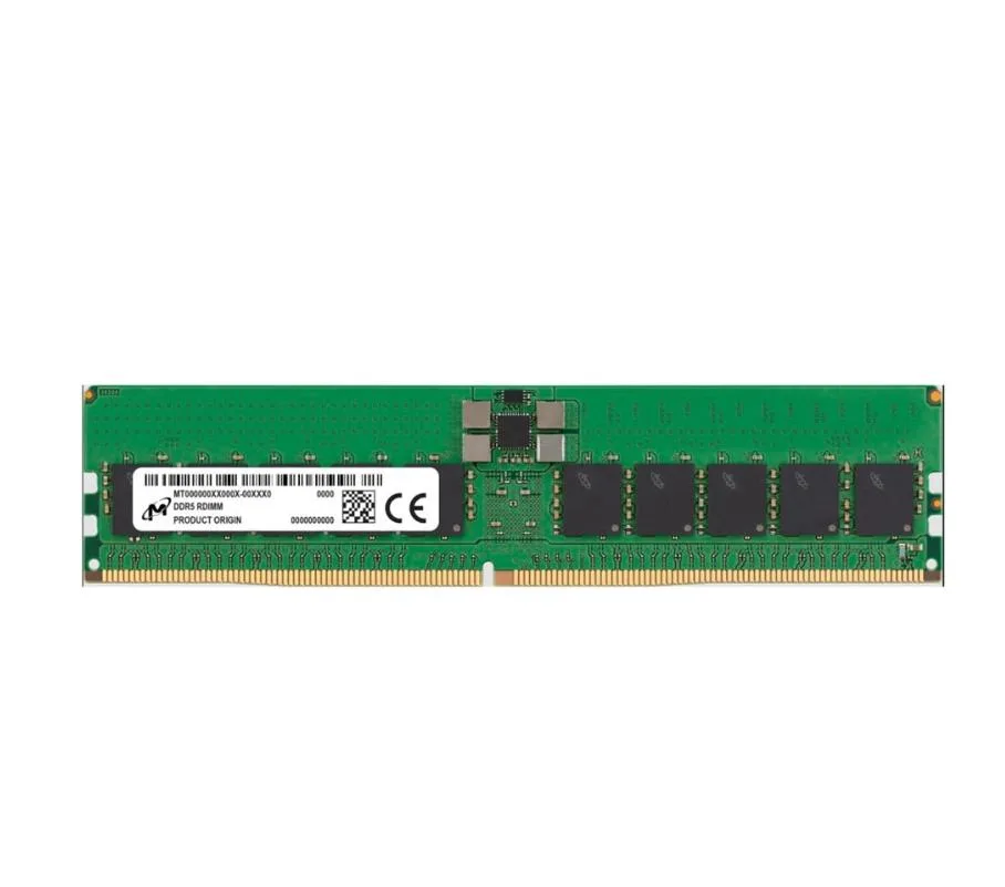 Crucial Crucial MTC40F2046S1RC56BD2R 64GB DDR5 RDIMM 2Rx4 5600 CL46 server RAM — ภาพสินค้า