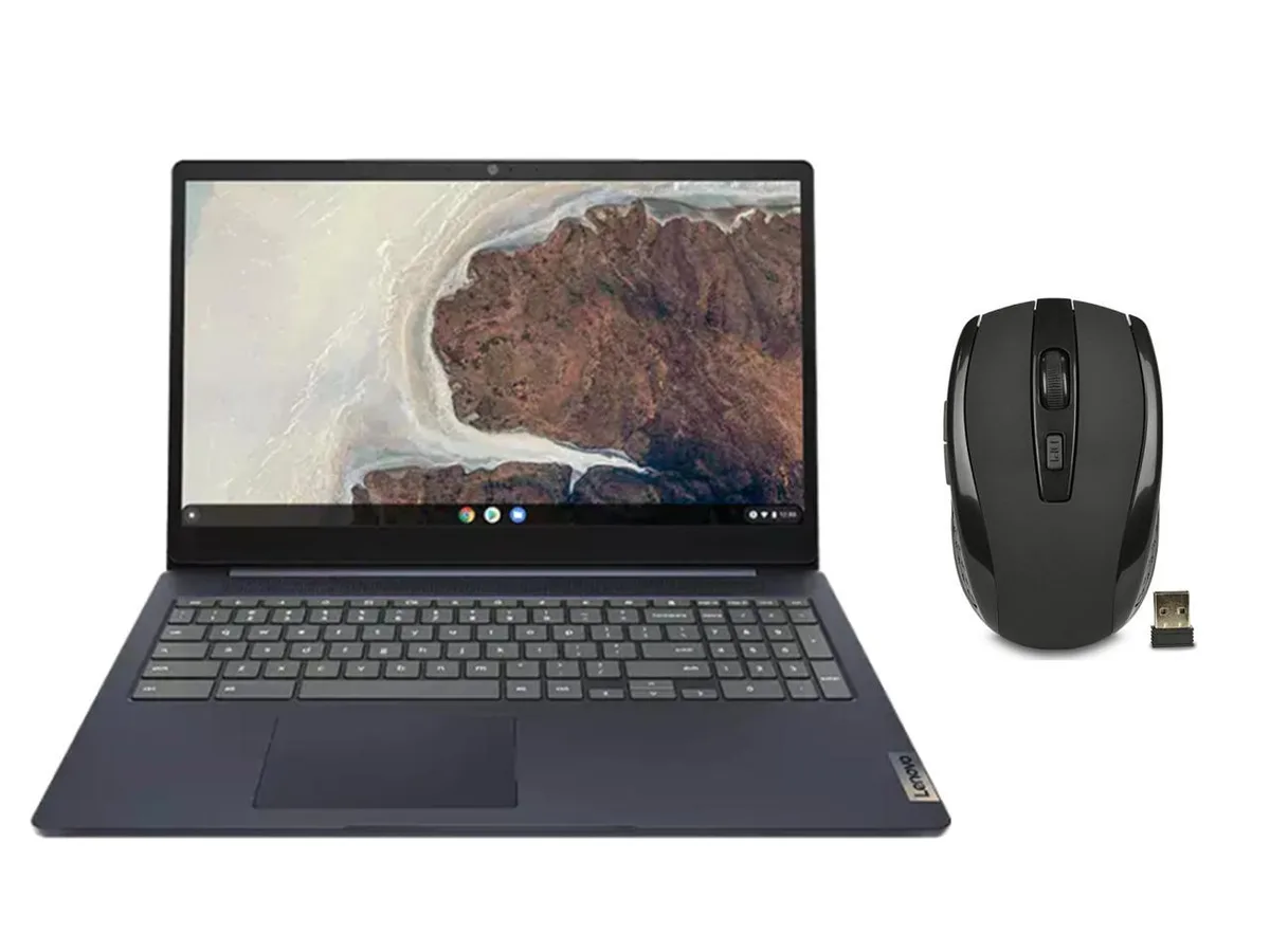 Lenovo IdeaPad 3i Chromebook 15.6 inch laptop in Abyss Blue finish