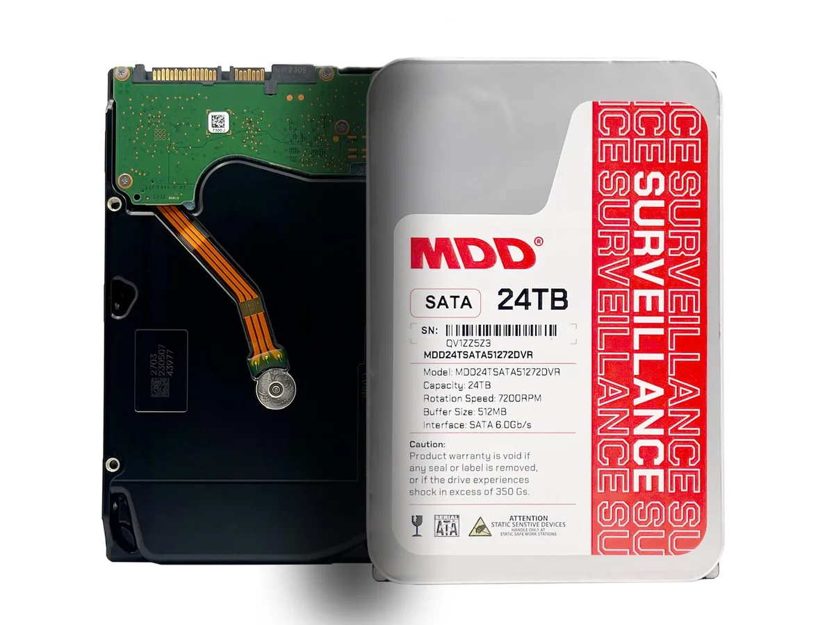 MaxDigitalData MaxDigitalData MDD24TS51272DVR 24TB 7200RPM 512MB Cache SATA 6.0Gb/s 3.5" internal hard drive — 商品照片